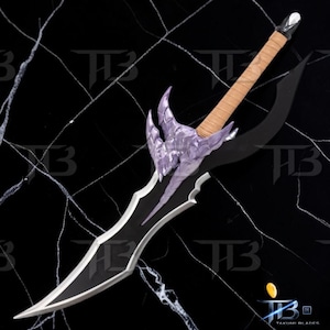 Rasaka Fang Dagger Prop – 3kg Heavyweight Full Metal Display – Takumi Blades 匠 – Knight Killer Non-Functional Replica – Solo Leveling Wall