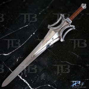 He-Man Power Sword Replica – Full Metal 40" Cosplay Prop – Takumi Blades Display Blade image 2