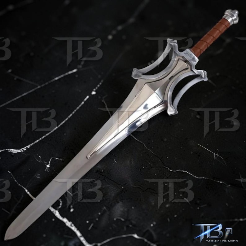He-Man Power Sword Replica – Full Metal 40" Cosplay Prop – Takumi Blades Display Blade image 2