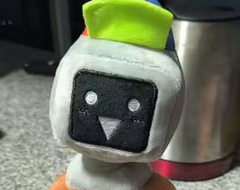 Cute Sprunki Computer Plush – Mr Fun Plushie, Soft Gamer Stuffed Toy, Kawaii Fan Gift