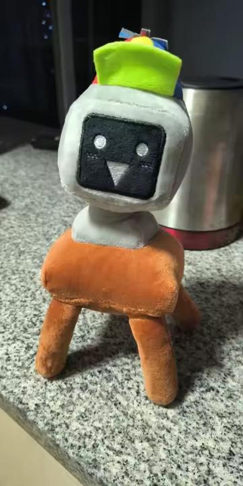 Stuffed Computer Toy Cute Sprunki Computer Plush – Mr Fun Plushie, Soft Gamer Stuffed Toy ...