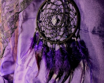 Faux-Suede and Hemp Dream Catcher