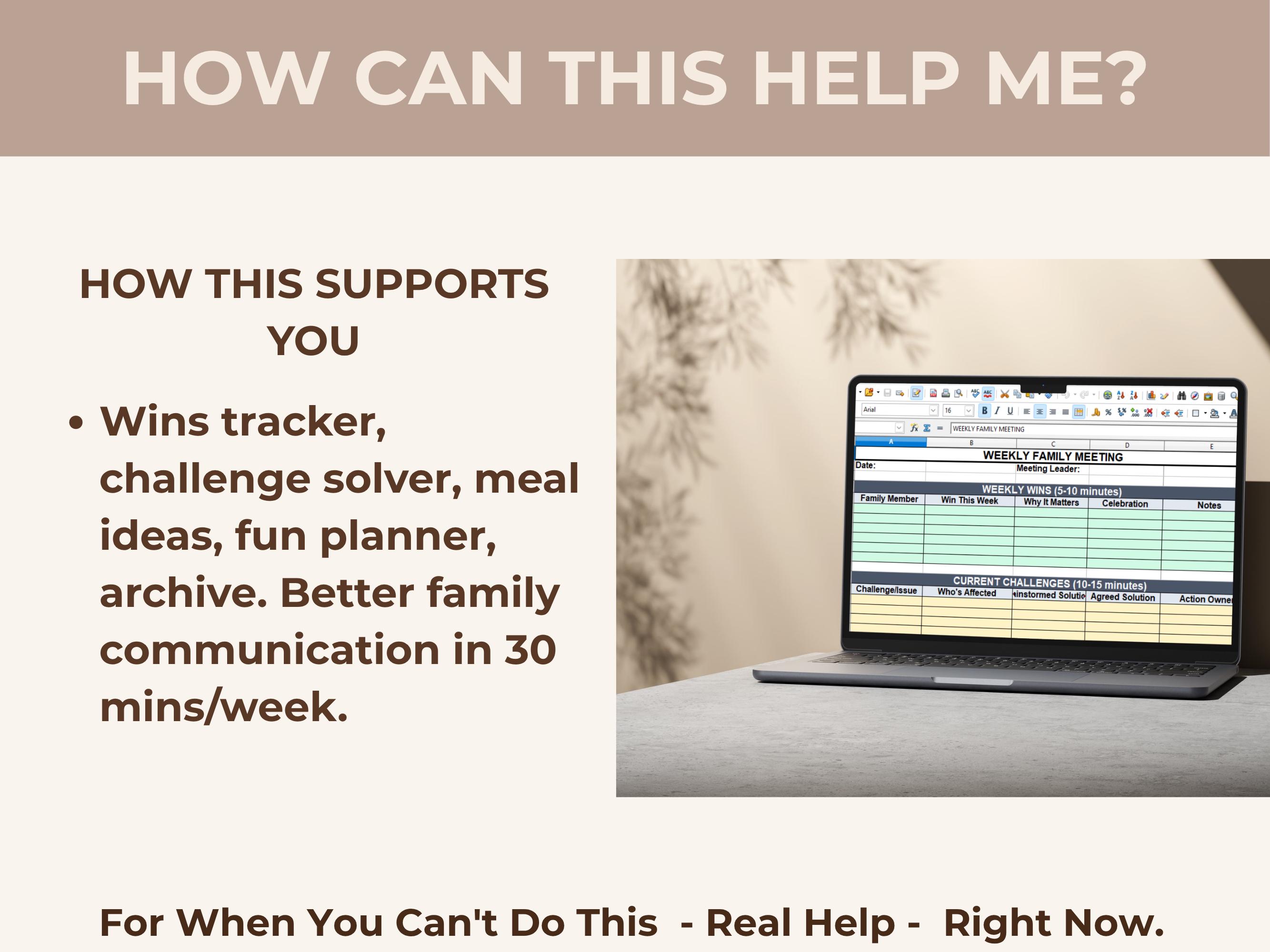 ADHD Family Command Center Bundle - Printable Cleaning Planner, Chore ...