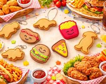 3D Printed Food Fidget Clickers | Snack Sensory Toys, Stress Relief, Focus Tool