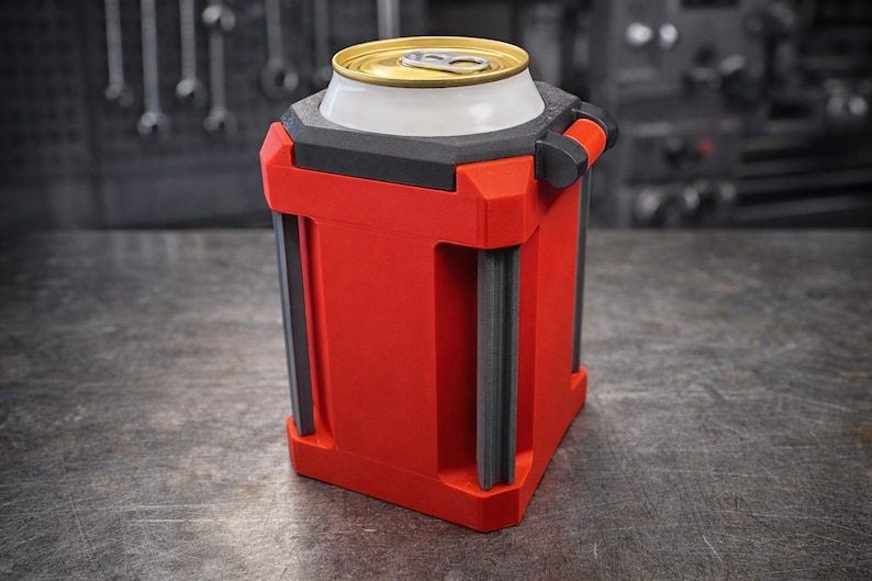 3D Printed Can Koozie Holder | 12oz 16oz Energy Drink Sleeve ...