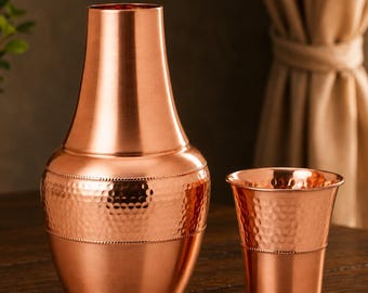1.4L Copper Flask (47 oz) with 250ml Tumbler (8.5 oz)