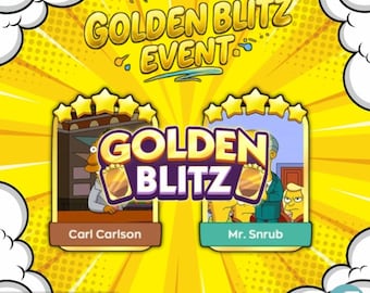 Carl Carlson + Mr. Snrub - Golden Blitz Stickers - Coming on 25th - New Album  -  Fast Delivery
