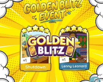 Shutdown + Lenny Leonard - Golden Blitz Stickers - Coming on 23th - New Album  -  Fast Delivery