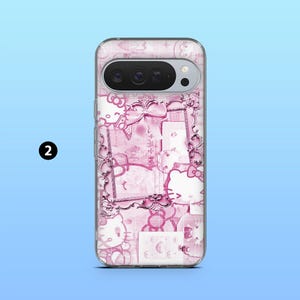 Japanskt Sanrio-telefonskal Hello Kitty-fodral för Google Pixel 10, 10A, 10Pro, 9, 9A, 9Pro, 8, 7A, 6Pro, Samsung S26Ultra, iPhone 17e, 16e 2