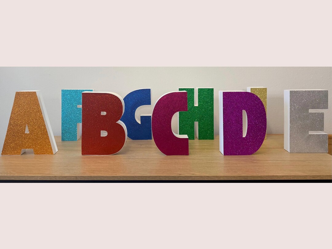 3D Paper Alphabet Templates | DIY Cardstock Alphabet Decor - Etsy