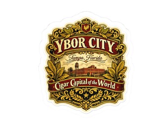 Ybor City Cigar Capital Vintage Label Sticker