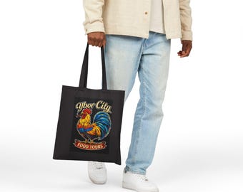 Bolsa de lona con diseño de gallo de Ybor City Food Tours