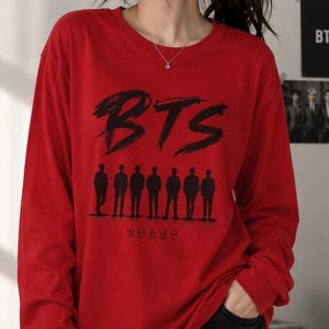 Jungkook Long Sleeve Shirt - Etsy