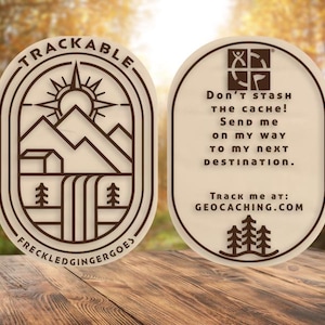 Anpassade geocaching-spårbara objekt