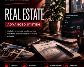 Real Estate Advanced AI Prompts — 40 Prompts for Prospecting, Negotiation, Investors & Growth