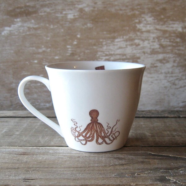 Mug Octopus and Hot Air Balloon Tea Cup