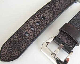 Premium design handmade Apple watch strap, Genuine Black Leather Strap 38/40/41/42/44/45/49mm Adapters