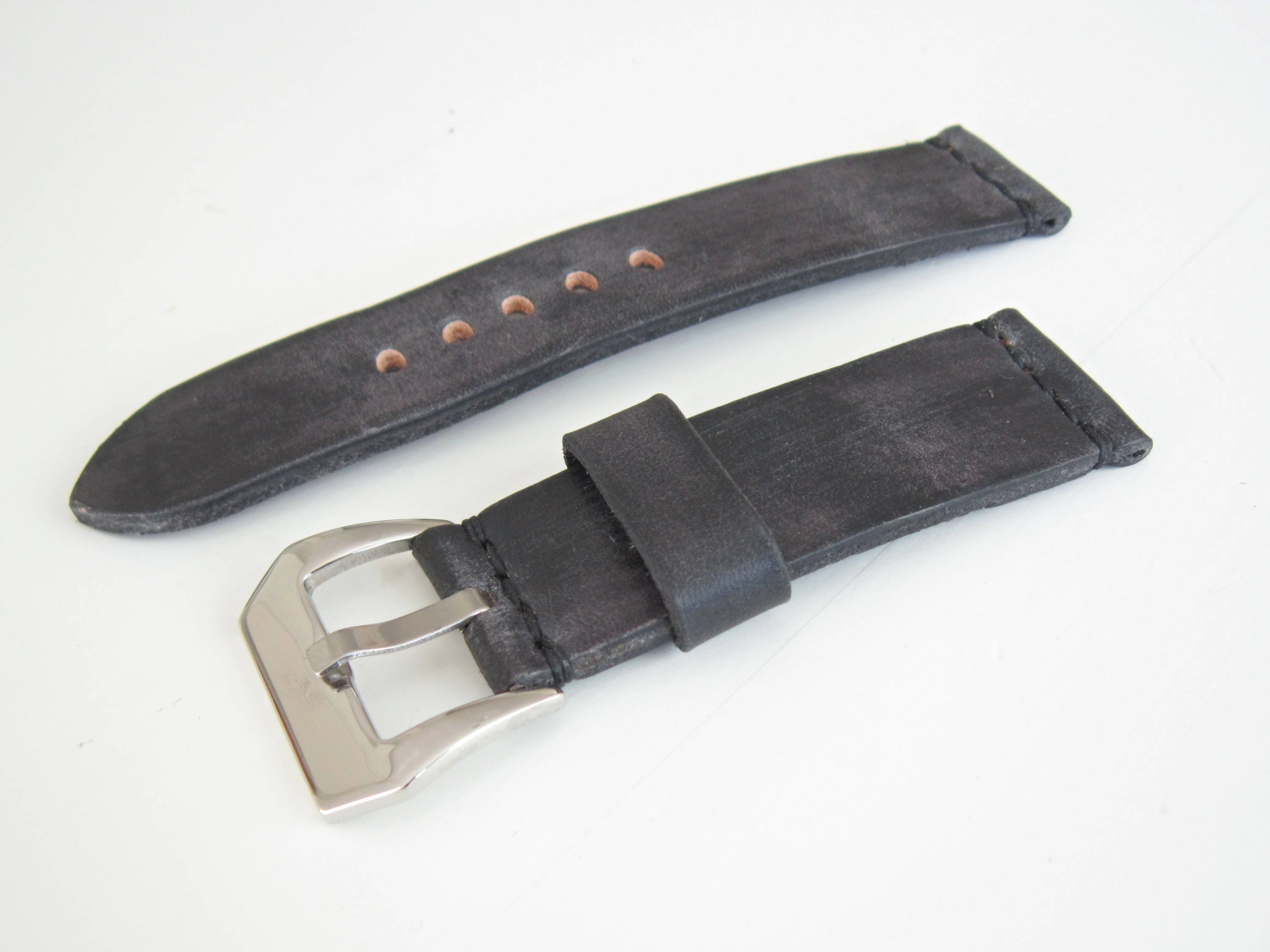 Vintage Black Watch Strap Black Watch Strap 22mm 24mm | Etsy