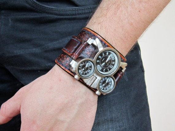 Mens watch best sale and bracelet