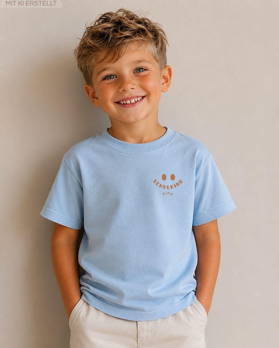 Schulkind T-Shirt | personalisiertes T-Shirt mit Name | Einschulung | Erste Klasse Shirt | Geschenk zum Schulanfang | Schulkind 2026