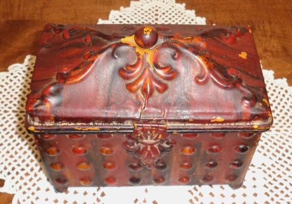 Rustic Fall Colors Scroll Top Chippy Distressed H… - image 4