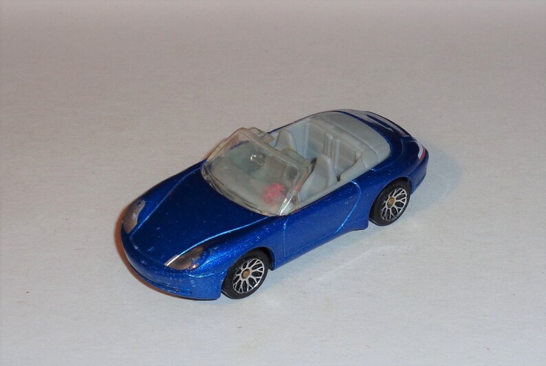 blue matchbox car