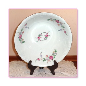 Wawel Made in Poland "Royal Kent" Rose Flower Round Serving Dish Bowl