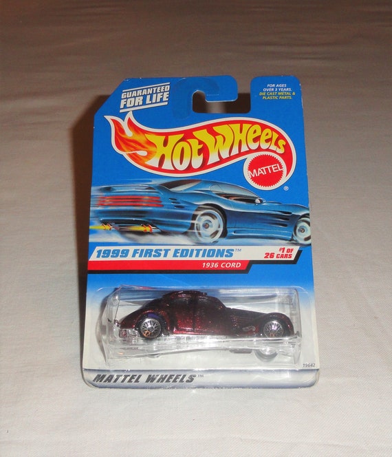 hot wheels 1999 first editions 1936 cord