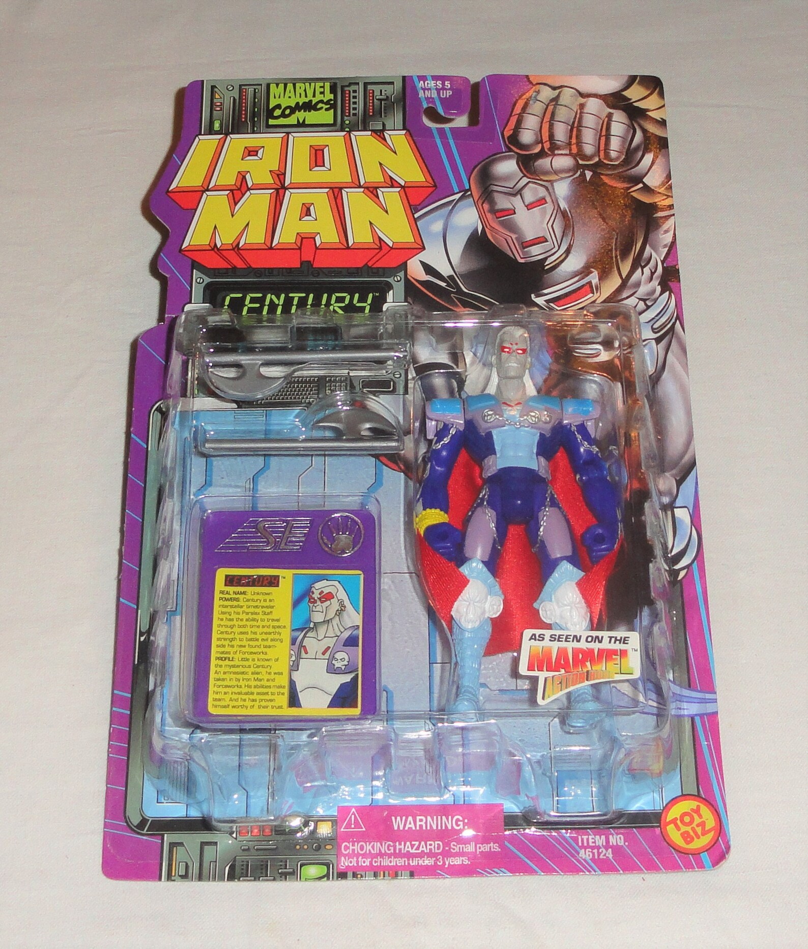 Sealed 1995 Toy Biz Marvel Iron Man CENTURY Action Figure With Etsy
