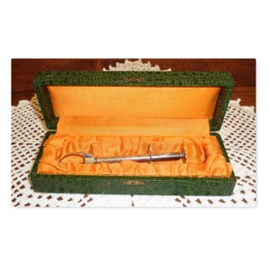 Silver Plated Vintage Mechanical Tongs Sugar Cubes, Olives Grabber Tool in Box