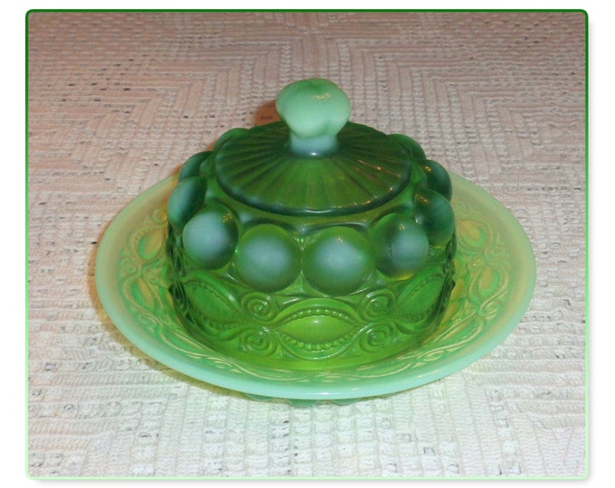 Vintage Mosser Ruby Red Glass Butter Dish With Lid Eyewinker Butter