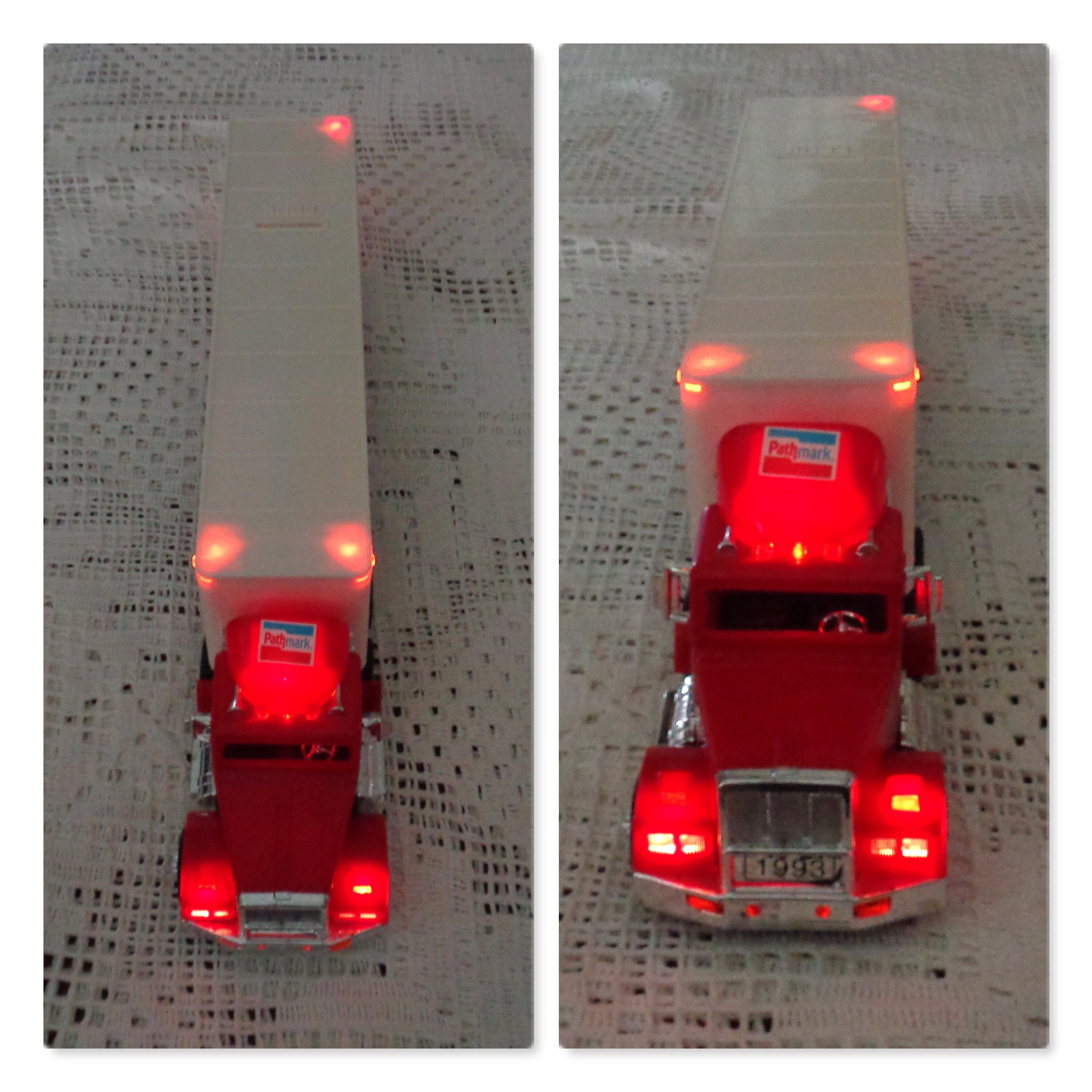 1993 Pathmark supermarket limited edition tractor trailer vehicle bank ...