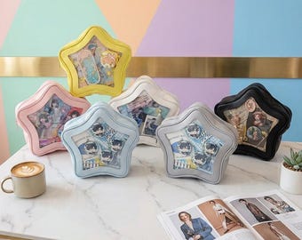 Yellow Star Ita Bag PU Leather Pin Display Backpack Kawaii Crossbody Purse Anime Cosplay Cute Enamel Pin Window Bag