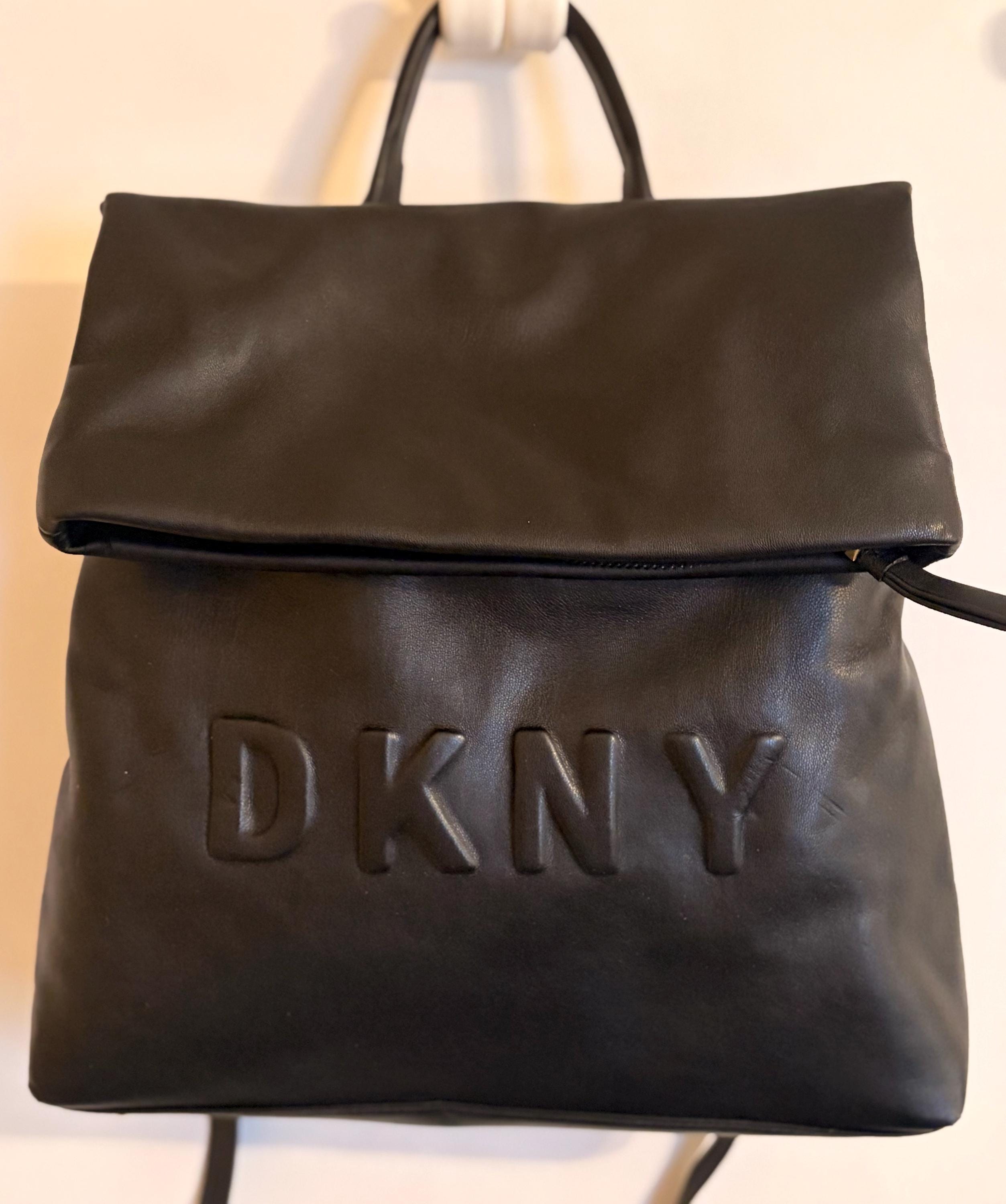 Dkny Leather Bag - Etsy
