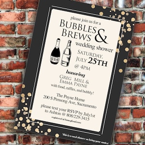 Bubbles & Brews Bridal Shower