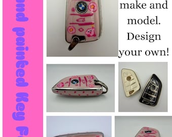 Custom Hand painted key fob