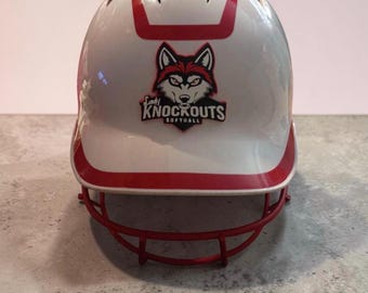 Custom Sports Helmet Logo Emblems: Baseball, Softball, Hockey | Travel Team Decals 3D print Moldable