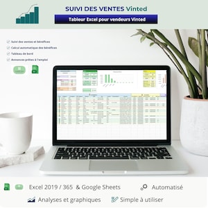 Vinted Sales Tracking – A complete Excel spreadsheet to manage your sales, margins, and performance