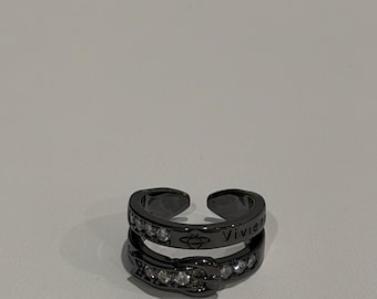 Hebilla de doble anilla - Gris oscuro