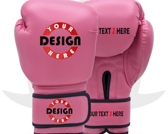 Spersonalizowane rękawice bokserskie na prezent | Sprzęt do walki z imieniem i logo | Rękawice do MMA i treningowe