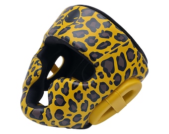 ORCA Boxing Head Guard Kickboxing, Grappling, MMA, Sparring, Training, Muay Thai, | Cheetah Design