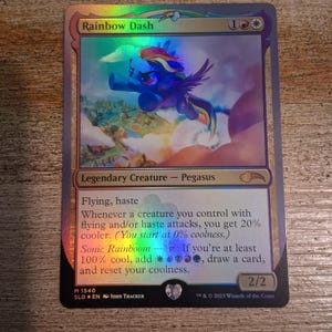 rainbow dash mtg card Rainbow Dash MtG Un Card Variant by r0bertperez on DeviantArt