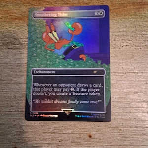 mr krabs mtg card Amazon.com: Magic The Gathering Secret Lair x Spongebob Squarepants:  Internet Sensation (Non-Foil) : Toys & Games
