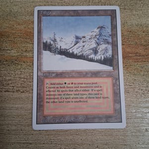 taiga mtg card Taiga regular from Revised Edition (3ED) MTG Proxy