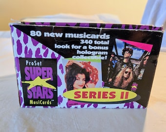 Unique!! 1991 "Rock, Pop & Rap" boxed trading cards, set of 360 cards!!