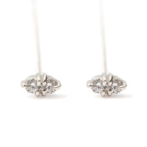 Diamond threader earrings in 14k gold, chain dangle drop, eco friendly diamonds or gemstone