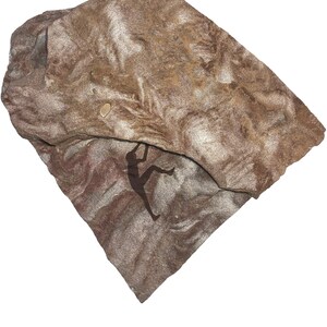 Rock Climber primitive painting on stone