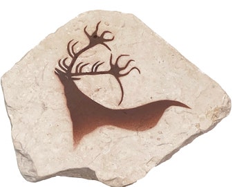 Magnet Lascaux Giant Deer painted on stone