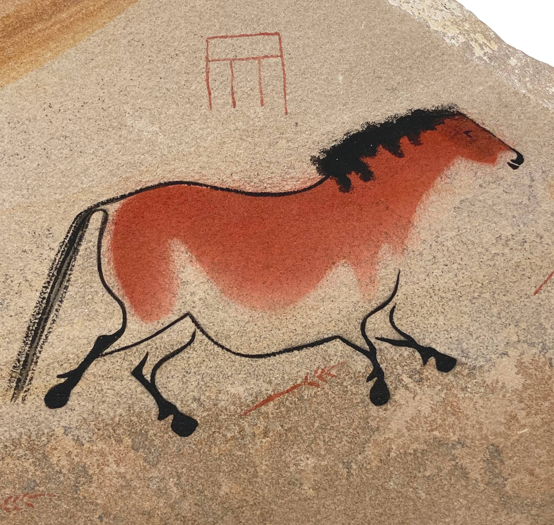 ラスコーの吊り石に描かれた馬の洞窟壁画 - Etsy 日本