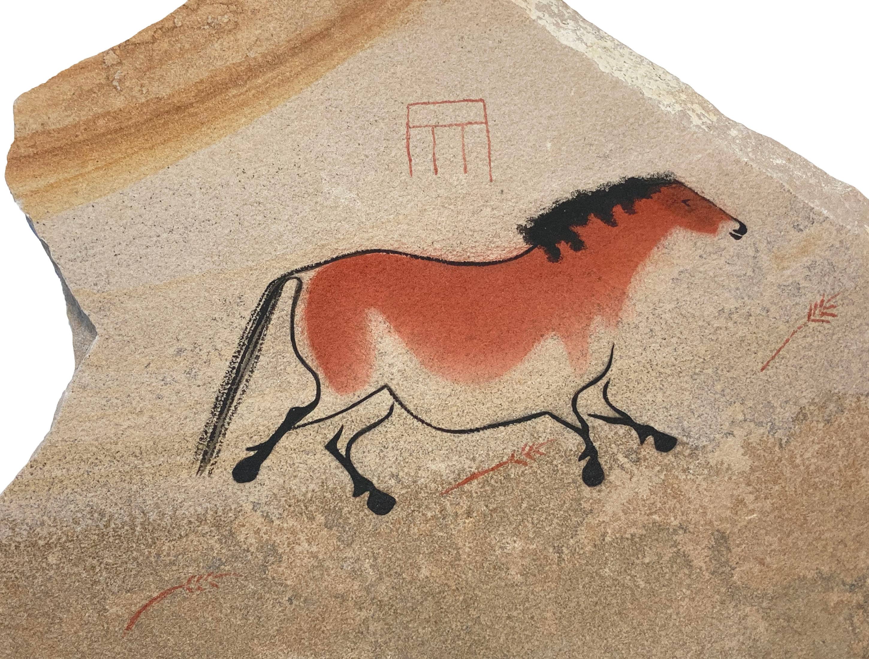 ラスコーの吊り石に描かれた馬の洞窟壁画 - Etsy 日本